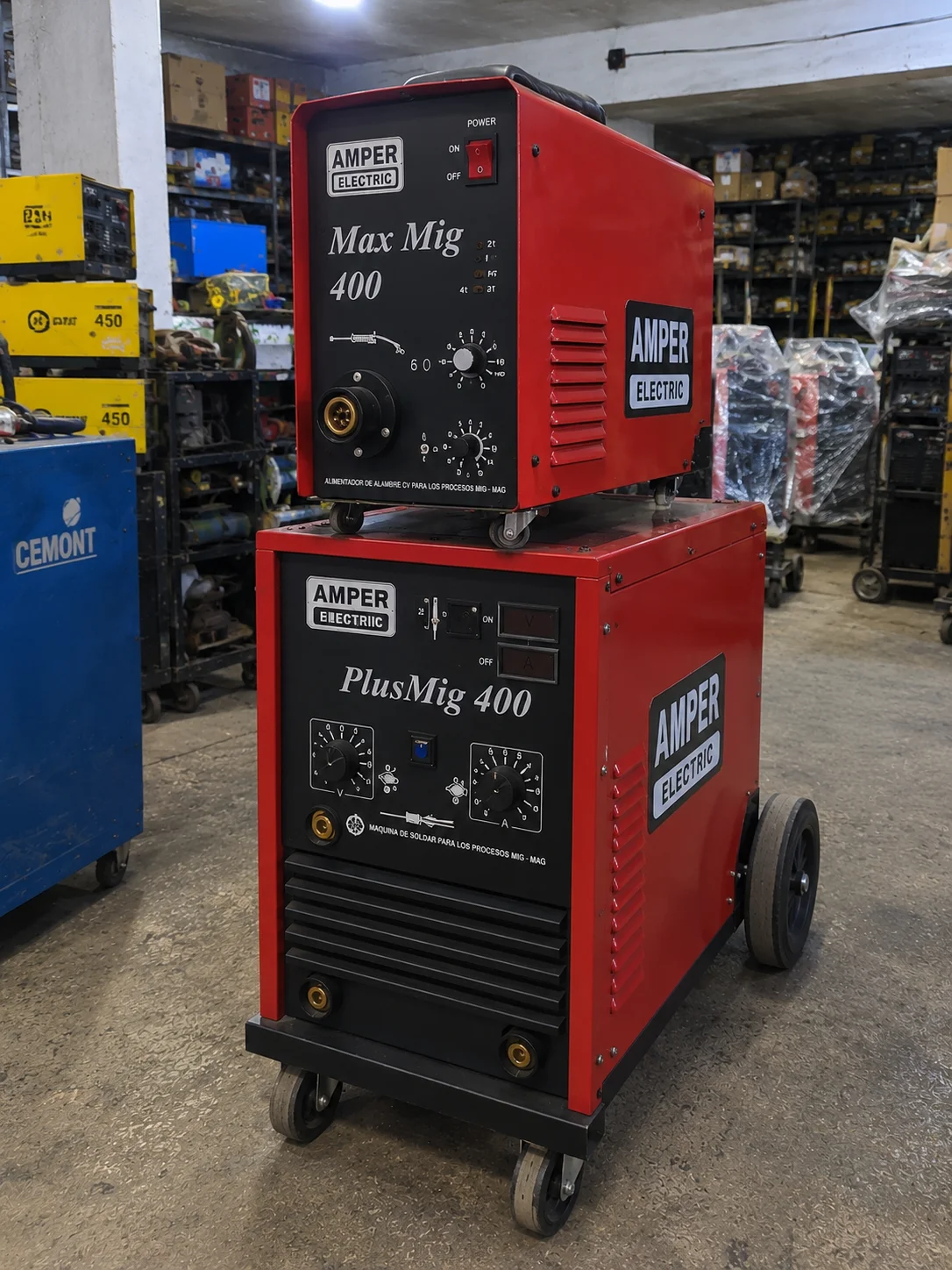 Amper Electric Max Mig 400 + PlusMig 400